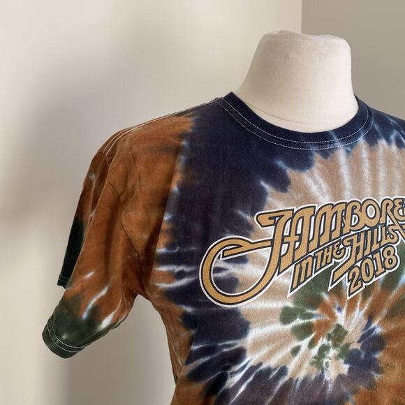 JAMBOREE IN THE HILLS Tie-Dye Graphic T-Shirt Boyz Sz XL Music Festival - Picture 2 of 7